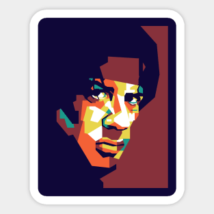 Rambo On WPAP Art Sticker